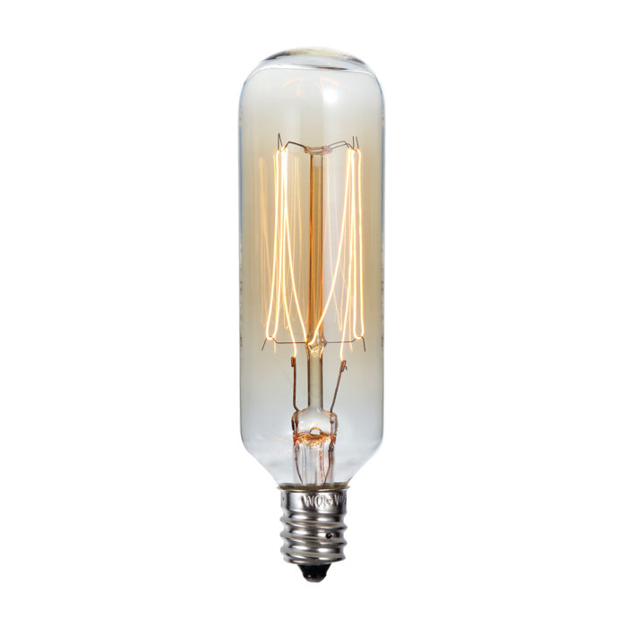Cal Lighting 40 Watt T8 E12/Candelabra Dimmable 2400K Incandescent Bulb